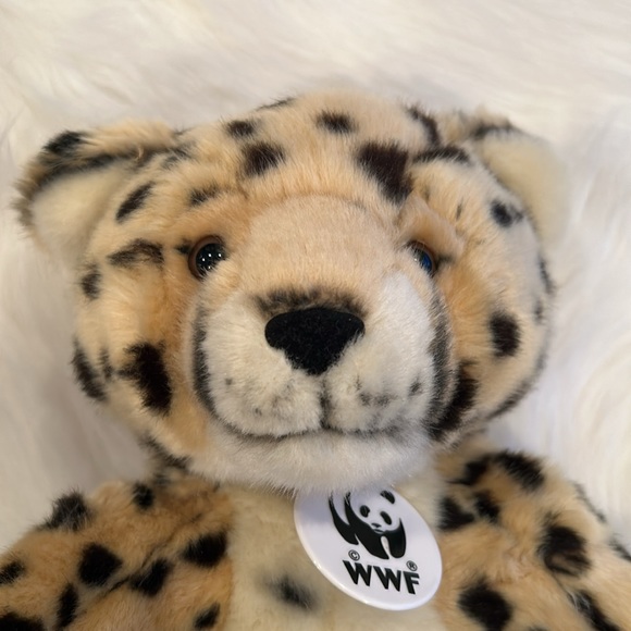 EUC 2007 Build A Bear BAB Cheetah Plush Stuffed Toy in USA Olympic Outfit - Picture 14 of 16